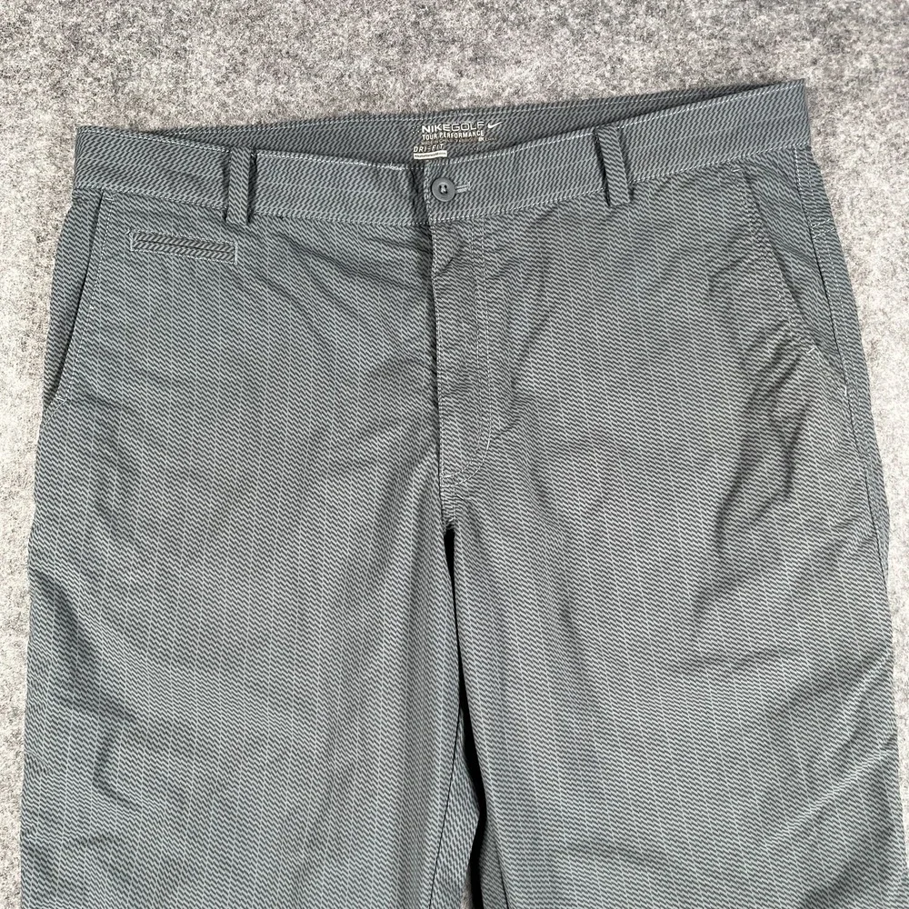 Nike Golf Tour Performance Pants Mens 36x32 Gray Dri-Fit‎ Stretch Lightweight